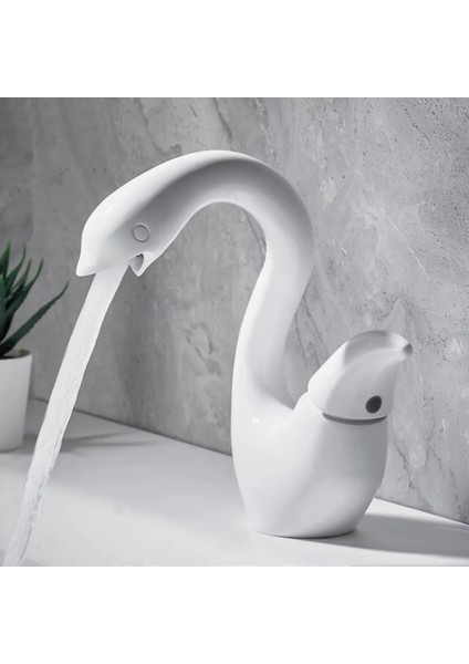 Banyo Lavabo Bataryası Kuğu Model Beyaz Renk Yeni Ürün Ithal 7 Yıl Garantili Ithal