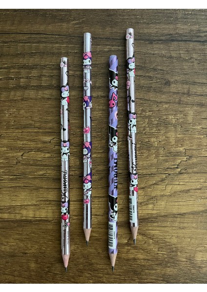 Kuromi 4 Adet Kurşun Kalem Okul Kırtasiye Seti modelleri