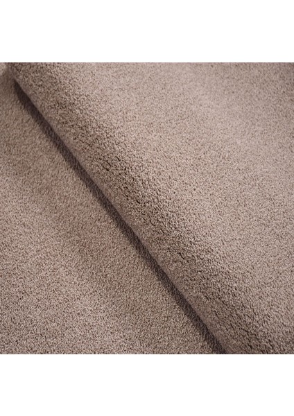 Crea Halı Pera 3402AK Vizon Yumuşak Tuşeli Halı Shaggy Puff Soft Yumuşak Salon Mutfak Koridor Yolluk Dokuma Makine Halısı fırsatları