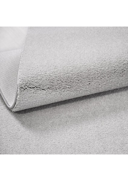 Crea Halı Pera 3401AK Açık Gri Yumuşak Tuşeli Halı Shaggy Puff Soft Yumuşak Salon Mutfak Koridor Yolluk Dokuma Makine Halısı fırsatları