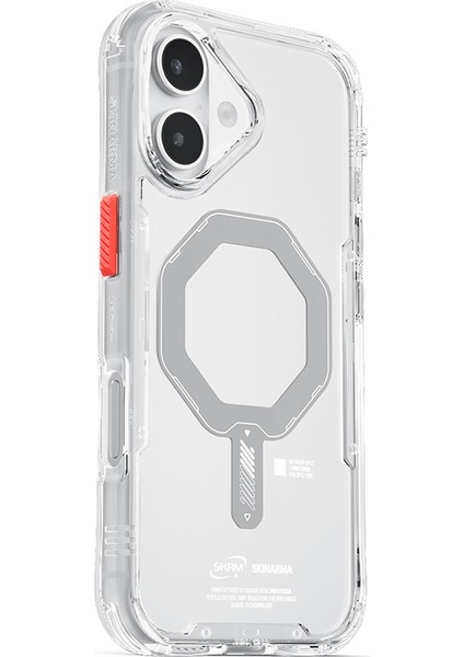 iPhone 17 Uyumlu Kılıf M-Safe Şarj Özellikli Şeffaf Airbag Skinarma Saido Mag-Charge Kapak Şeffaf fiyatları