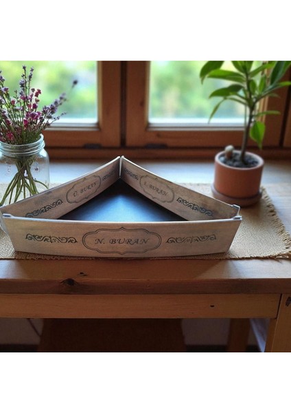 Oval Oymalı Kişiye / Isme Özel Doğal Ahşap 101 Vıp Okey Takımı + Melamin Taş Seti fiyatları