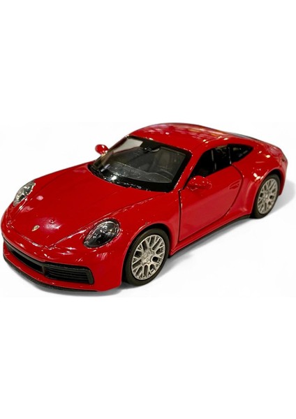 1/36 Porsche 911 Carrera 4 S Kırmızı (Çek Bırak)