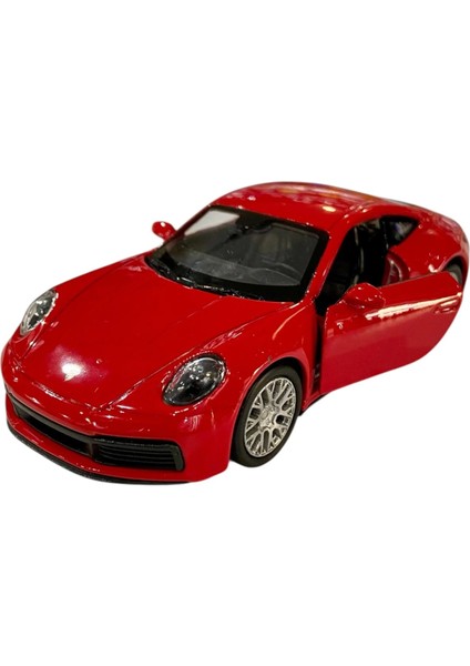 1/36 Porsche 911 Carrera 4 S Kırmızı (Çek Bırak) modelleri