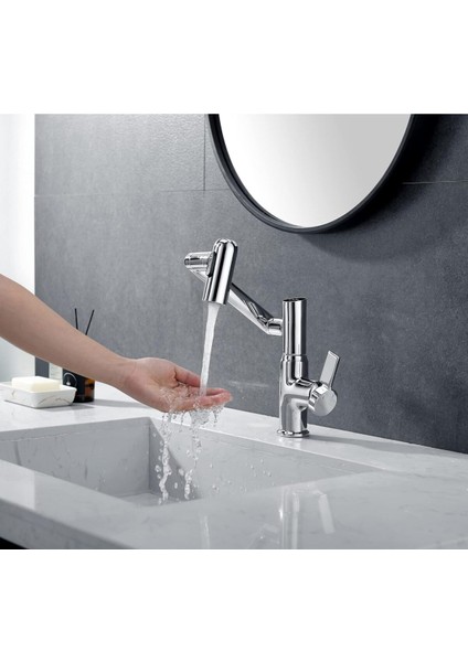 Akıllı Dijital Sıcaklık LED Ekran Banyo Lavabo Bataryası Katlanır Ithal Krom 7 Yıl Garantili modelleri