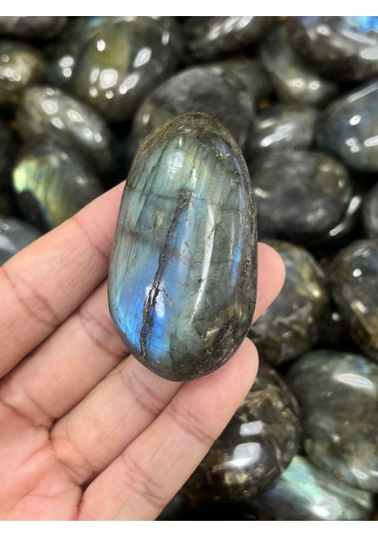 Labrodorit Palmstone Doğaltaş 1 Adet