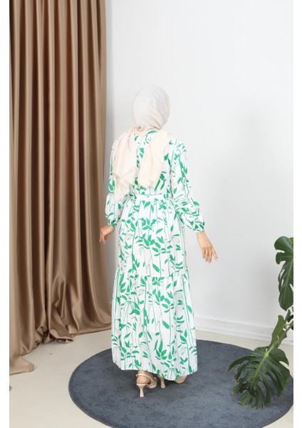 Yaprak Desenli Elbise indirimleri