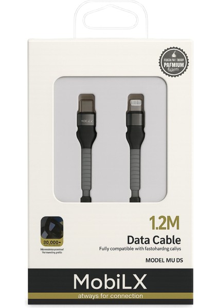 Mobilx Ios Uyumlu Lightning Şarj Kablosu – 1.2 Metre | Model: Mu-05 fiyatları