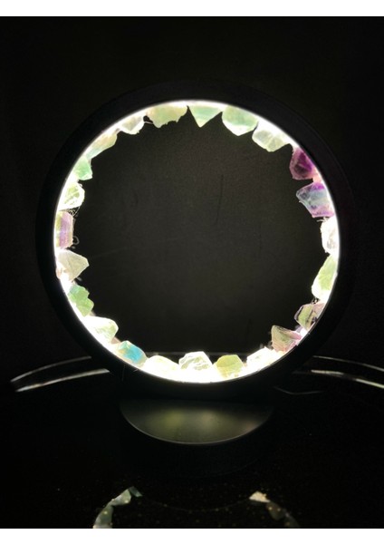 Florit Doğaltaş Zen Çemberi Lamba