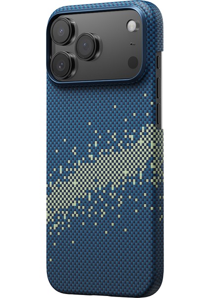 iPhone 17 Pro Kılıf M-Safeli Pitaka Tactile Woven Starpeak Serisi Kapak Mavi fiyatları