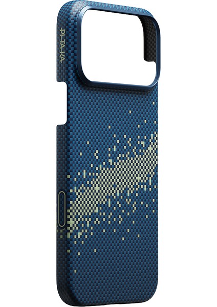 iPhone 17 Pro Kılıf M-Safeli Pitaka Tactile Woven Starpeak Serisi Kapak Mavi fırsatları