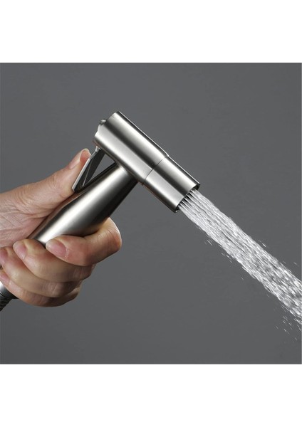 Banyo Tuvalet Taharet Musluğu Spiralli Bide Özel Temizlik 7 Yıl Garantili Mat Krom Nikel Ithal modelleri