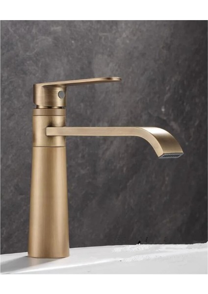 Banyo Lavabo Bataryası Şelale Antik Renk Yeni Model 7 Yıl Garantili Ithal