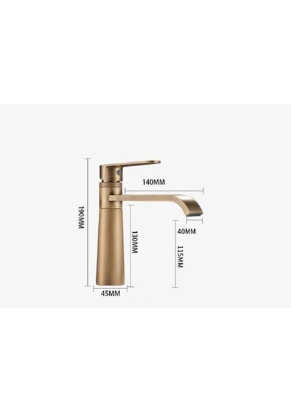 Banyo Lavabo Bataryası Şelale Antik Renk Yeni Model 7 Yıl Garantili Ithal modelleri