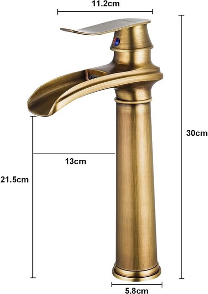 Banyo Çanak Lavabo Bataryası Antik Renk Yeni Tarz Model 7 Yıl Garantili Ithal indirimleri