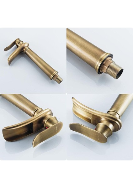 Banyo Çanak Lavabo Bataryası Antik Renk Yeni Tarz Model 7 Yıl Garantili Ithal