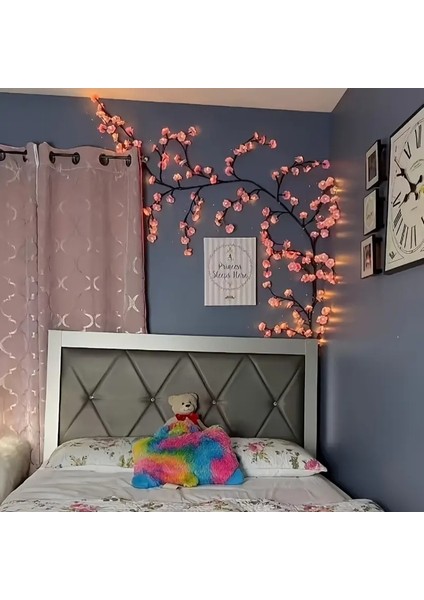 Dekoratif Çiçek LED Dal Lamba - Romantik ve Şık Aydınlatma fırsatları