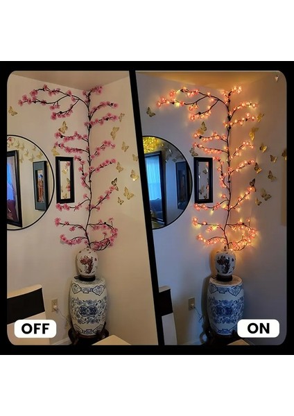 Dekoratif Çiçek LED Dal Lamba - Romantik ve Şık Aydınlatma indirimleri