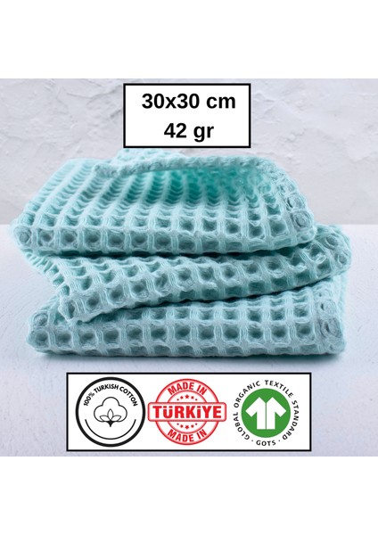 Lüks Mutfak Havlusu 3 Adet - Yüksek Kalite, 100% Pamuk, 30X30 Cm, Waffle Dokuma Washcloth Havlu fiyatları