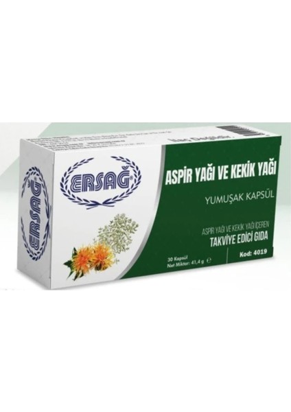 Aspir Yağı Ve Kekik Yağı Kapsül