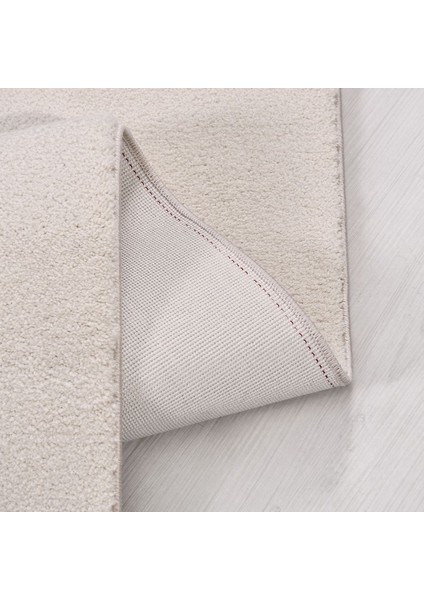 Crea Halı Pera 3404AK Beyaz Yumuşak Tuşeli Halı Shaggy Puff Soft Yumuşak Salon Mutfak Koridor Yolluk Dokuma Makine Halısı fiyatları