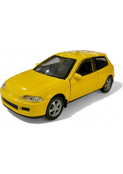 1/36 Honda Civic Eg6 Sarı (Çek Bırak)
