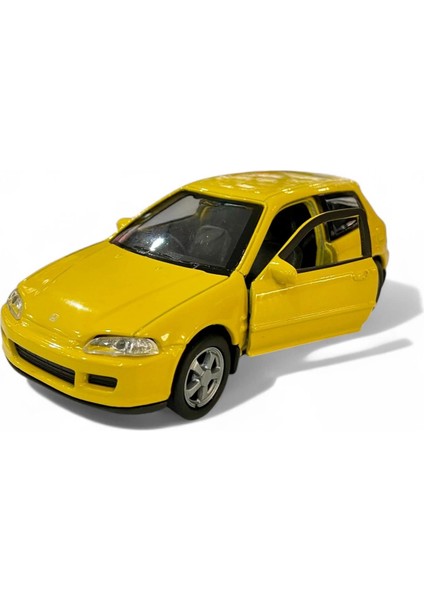 1/36 Honda Civic Eg6 Sarı (Çek Bırak) modelleri