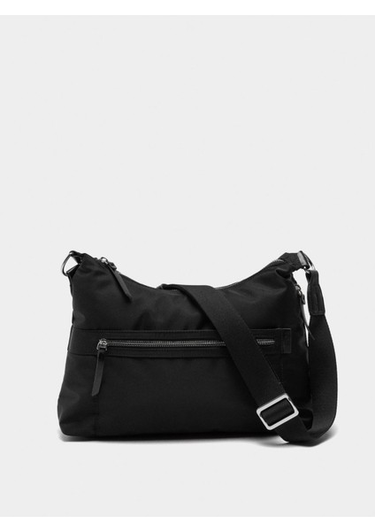 Teknik Kumaş Hobo Çapraz Çanta