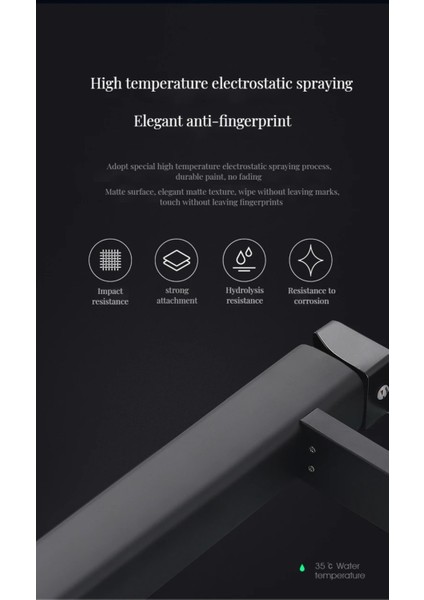 Akıllı Dijital Sıcaklık LED Ekran Banyo Çanak Lavabo Bataryası Mat Siyah Ithal 7 Yıl Garantili modelleri