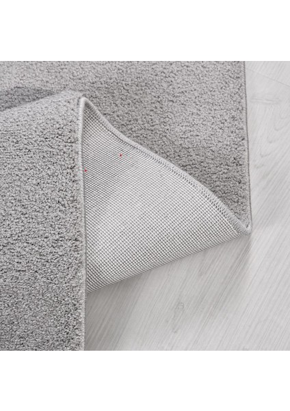 Crea Halı Pera 3403AK Gri Yumuşak Tuşeli Halı Shaggy Puff Soft Yumuşak Salon Mutfak Koridor Yolluk Dokuma Makine Halısı fırsatları