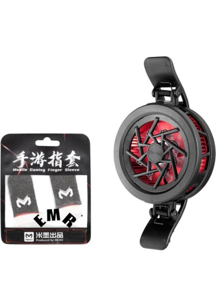 Telefon Soğutucu Fan Radyatör Magsafe Klips 2kademe Rgb Siyah HDX4369 1 Adet Sogutucu Eldiven Hediye modelleri