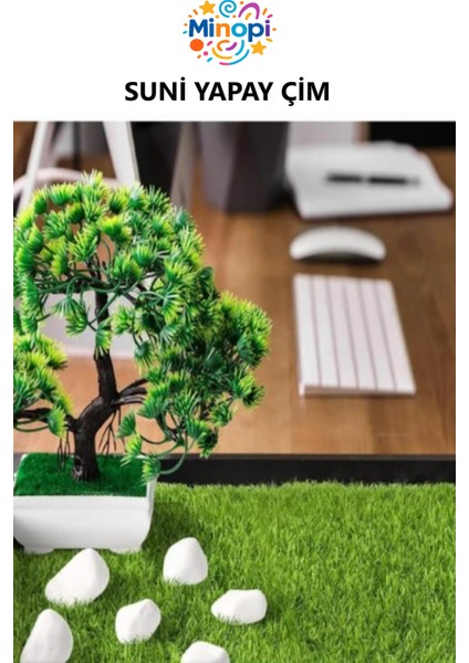 ( 1 Adet ) Yapay Çim A4 30X40 cm Maket Çim Dekoratif Yapay Çim Halı Teraryum Suni Çim modelleri