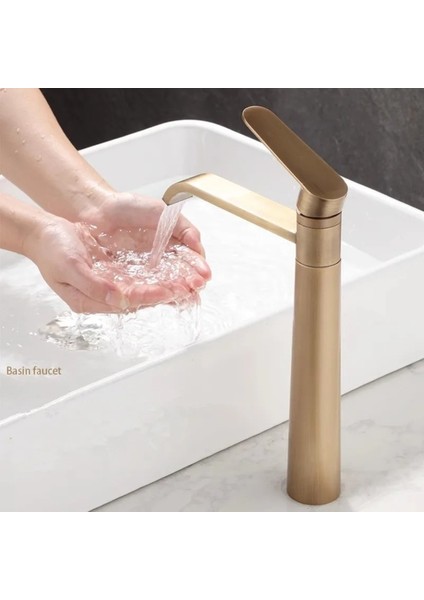 Banyo Çanak Lavabo Bataryası Antik Renk Yeni Şelaleli Model 7 Yıl Garantili Ithal fiyatları