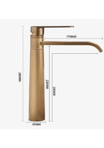 Banyo Çanak Lavabo Bataryası Antik Renk Yeni Şelaleli Model 7 Yıl Garantili Ithal fırsatları