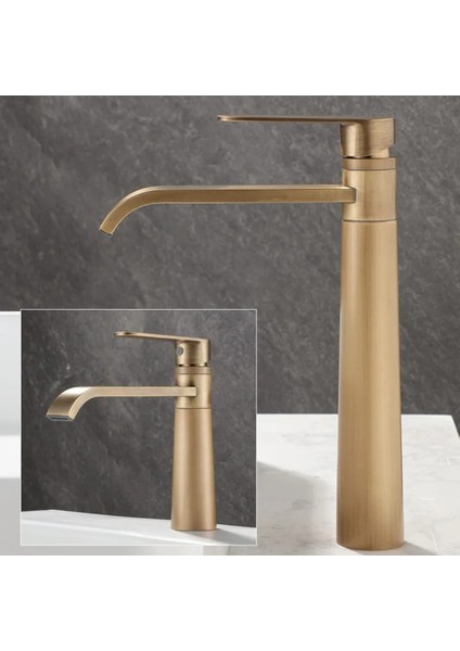 Banyo Çanak Lavabo Bataryası Antik Renk Yeni Şelaleli Model 7 Yıl Garantili Ithal