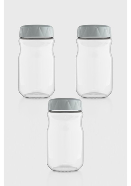 Lexa 370 ml 3'lü Cam Baharatlık Seti 161016 Gri fiyatları