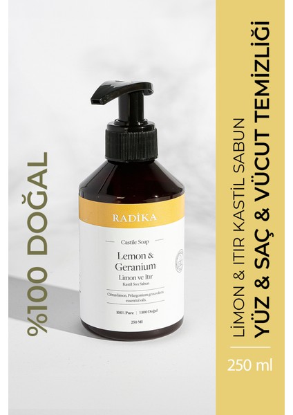 / Doğal Kastil Sabunu / Limon & Itır