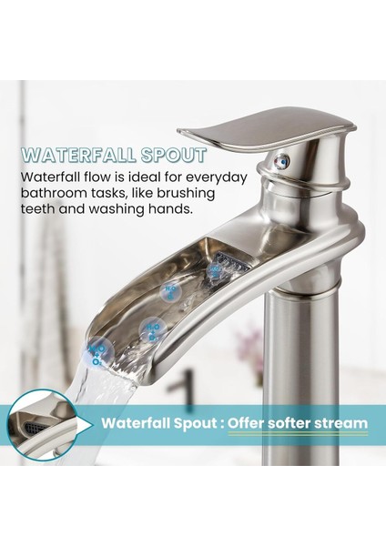 Banyo Çanak Lavabo Bataryası Mat Krom Nikel Renk Yeni Tasarım 7 Yıl Garantili Ithal fırsatları