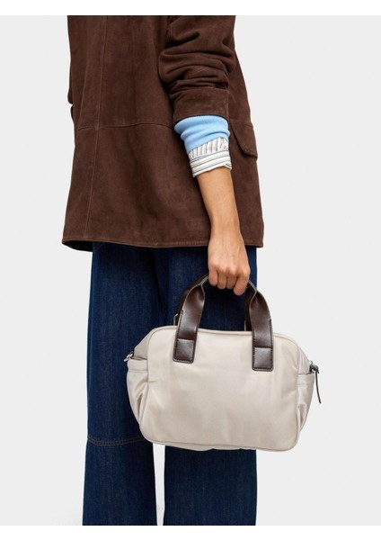 Askılı Teknik Kumaş Tote Çanta