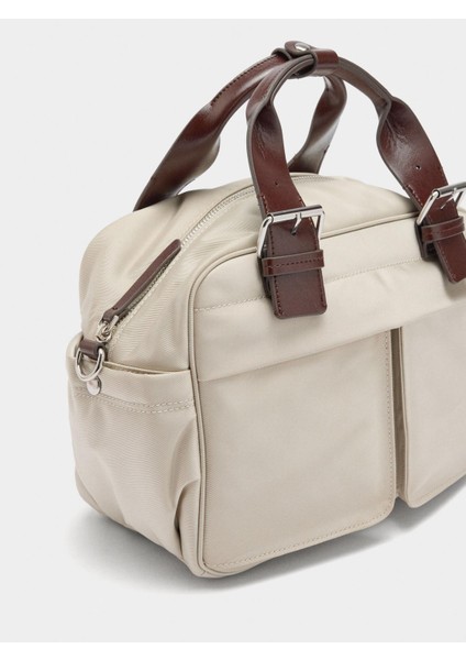 Askılı Teknik Kumaş Tote Çanta modelleri