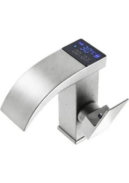 Akıllı Dijital Sıcaklık LED Ekran Banyo Lavabo Bataryası Ithal Nikel 7 Yıl Garantili modelleri