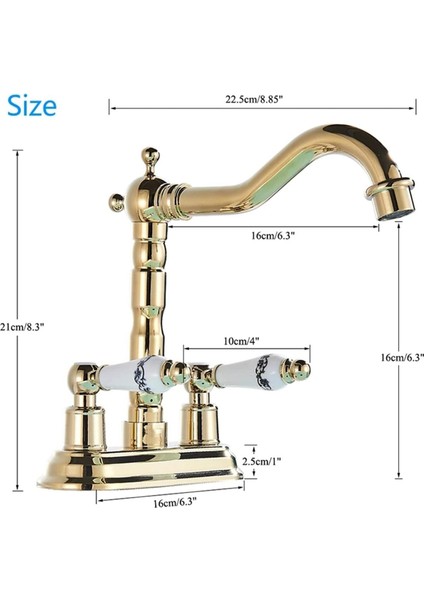 Banyo Lavabo Bataryası Ankastre Altın Dore Gold Renk Yeni Model 7 Yıl Garantili Ithal fırsatları