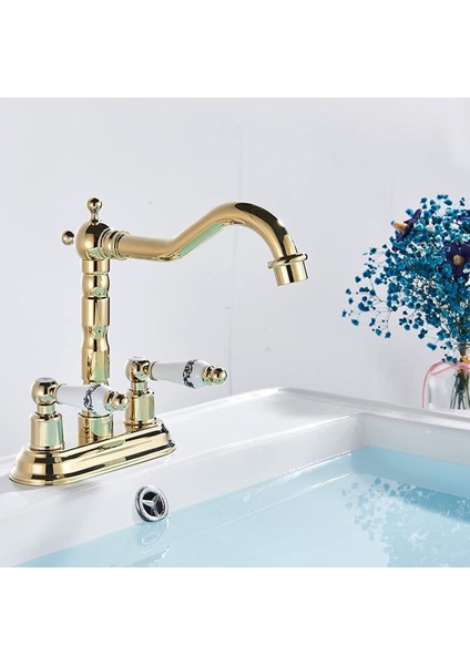 Banyo Lavabo Bataryası Ankastre Altın Dore Gold Renk Yeni Model 7 Yıl Garantili Ithal indirimleri