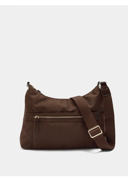 Teknik Kumaş Hobo Çapraz Çanta fiyatları