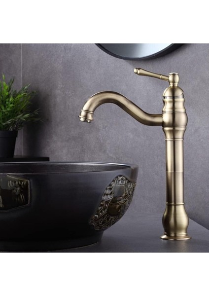 Banyo Çanak Lavabo Bataryası Mat Gold Renk Yeni Model 7 Yıl Garantili Ithal indirimleri