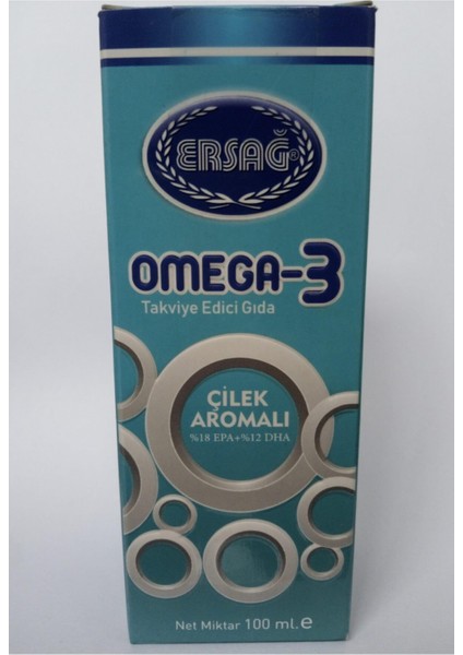 Omega 3 Sıvı Gıda Takviyesi, Çilek Aromalı fiyatları