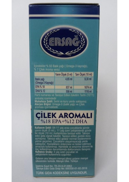 Omega 3 Sıvı Gıda Takviyesi, Çilek Aromalı fırsatları