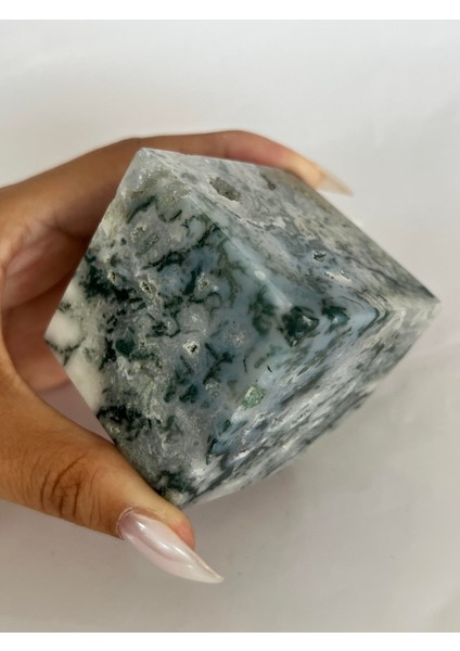 Moss Agat Doğaltaş Küp 5,5 cm indirimleri