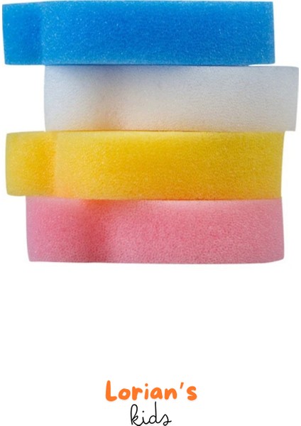 Ayıcık Desen Bebek Banyo ve Cocuk Banyo Süngeri 4'lü Paket modelleri