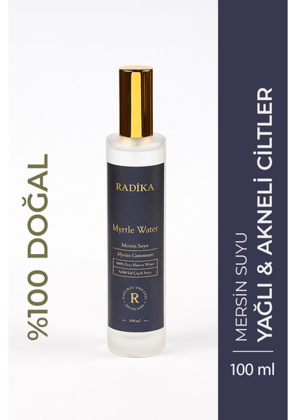 / Doğal Mersin Suyu / Akne ve Sivilceye Yatkın Ciltler İçin